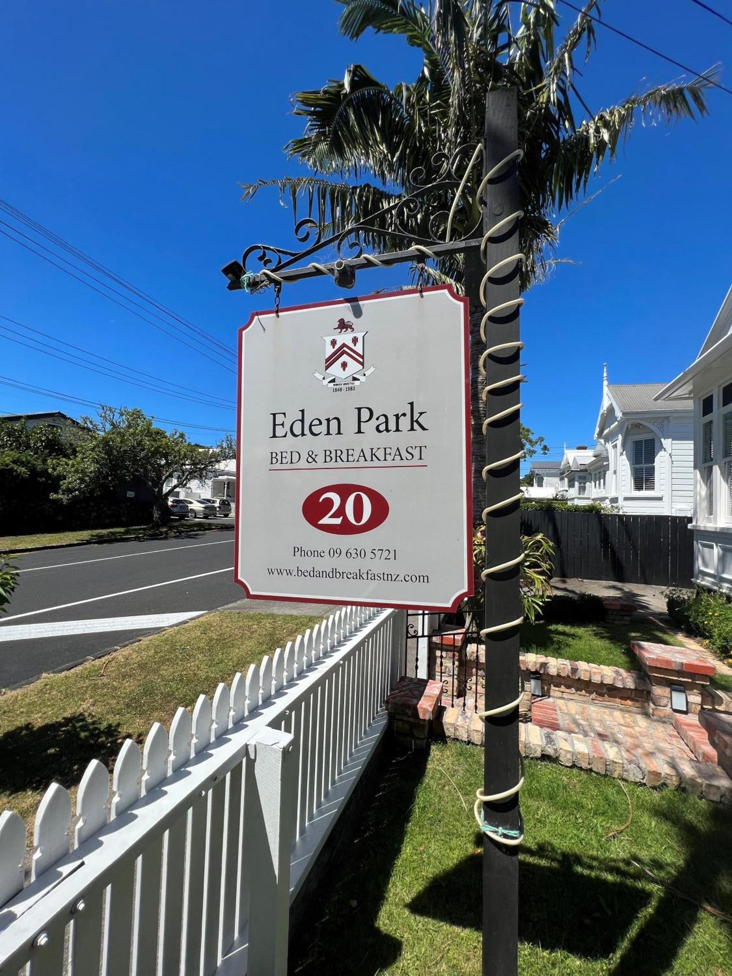 Eden Park Bed And Breakfast Inn Auckland Exteriér fotografie